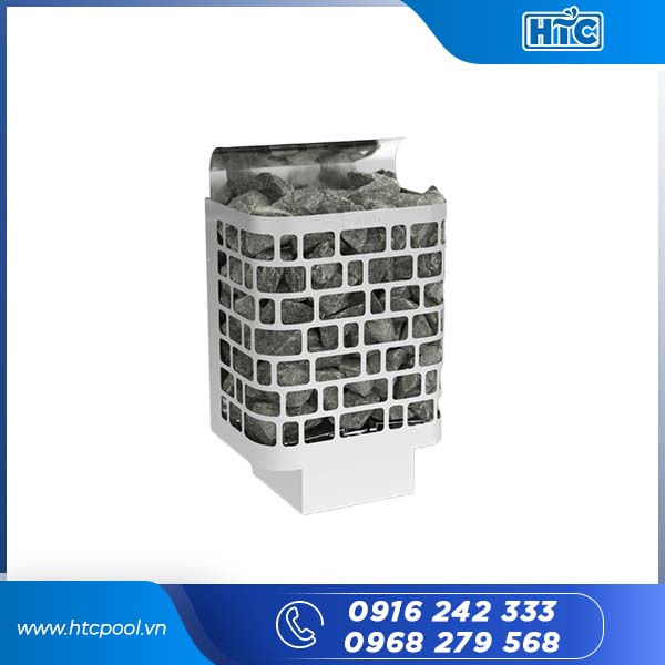 Máy xông hơi khô Sawo Krios có thiết kế chữ U hiện đại.