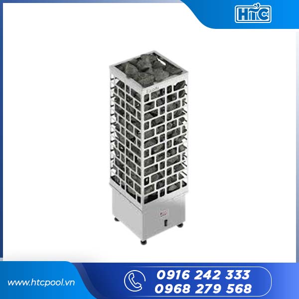 Máy xông hơi khô Sawo Cubos Ni2 có thiết kế nhỏ gọn.