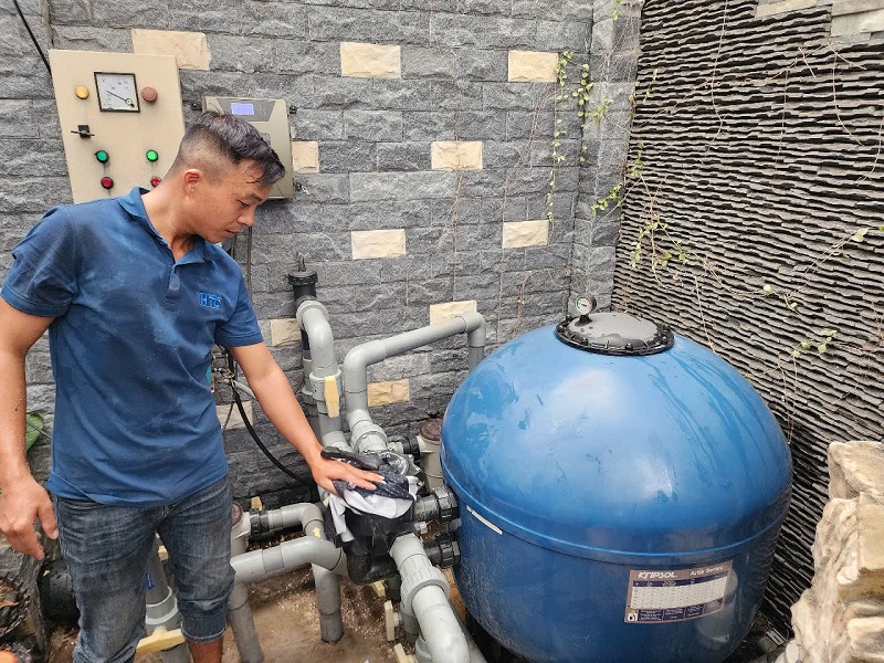 Xây dựng hồ bơi Bạc Liêu
