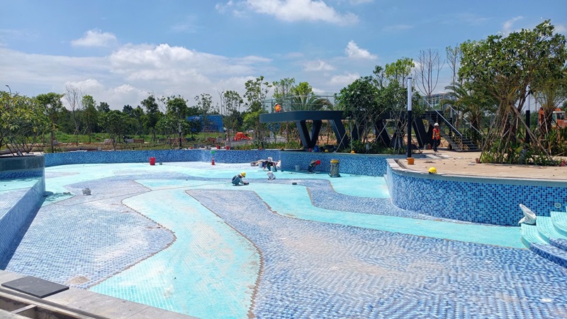 Hoàn thiện hệ thống lọc hồ bơi khu dân cư Long Tân, Long Hội, Đồng Nai