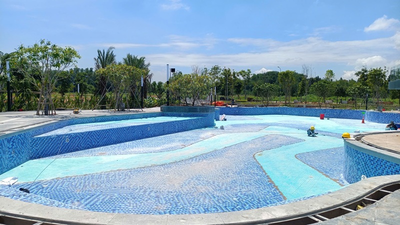 Hoàn thiện hệ thống lọc hồ bơi khu dân cư Long Tân, Long Hội, Đồng Nai