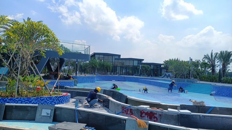 Hoàn thiện hệ thống lọc hồ bơi khu dân cư Long Tân, Long Hội, Đồng Nai