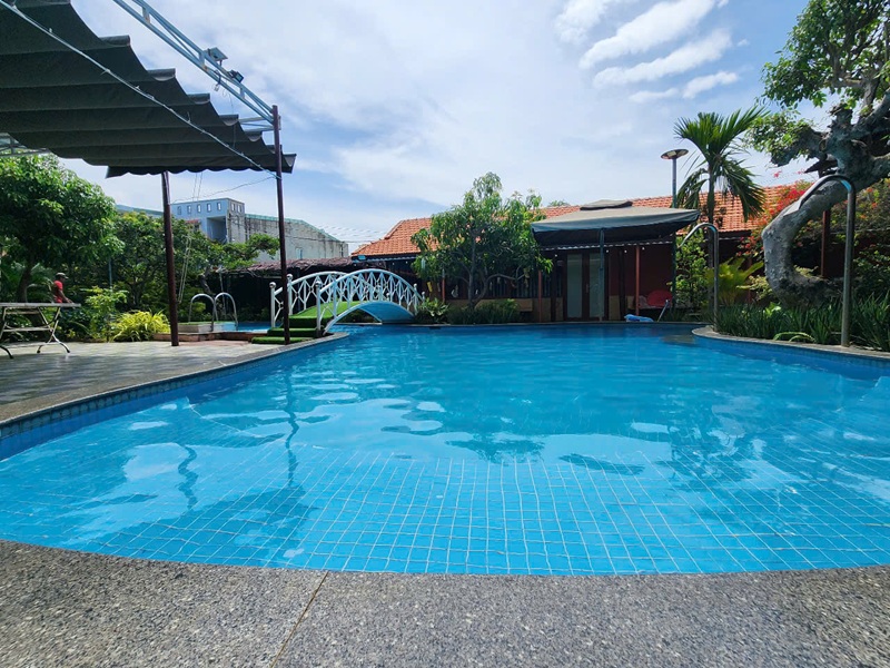 Lắp đặt bộ điện phân muối cho hồ bơi chú Sơn tại Vũng Tàu