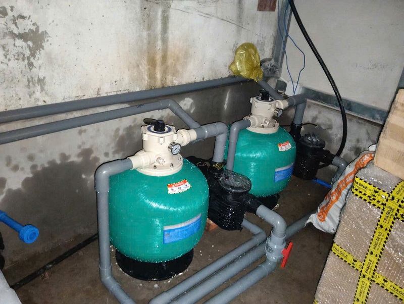 Công trình bể sục nhà anh Nam