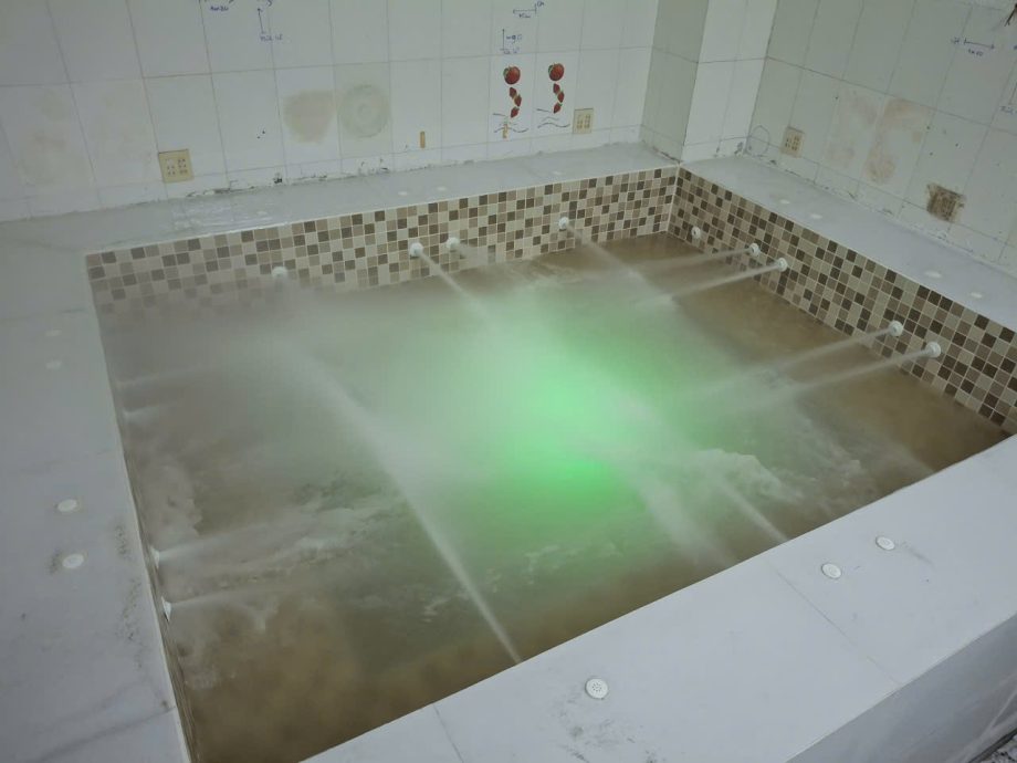 Hệ thống bể sục tại Galaxy Sauna Cần Thơ