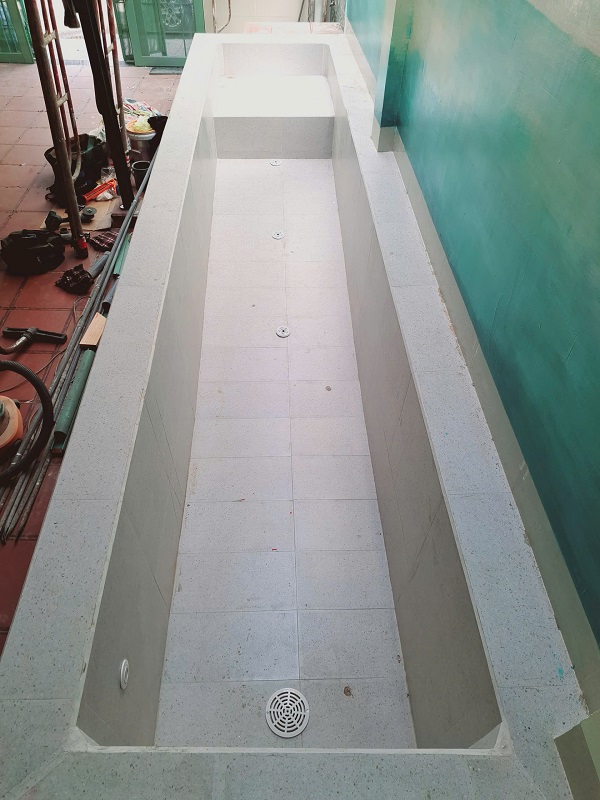 Vận hành hồ bơi nhà chị Hạnh tại TP Phan Thiết