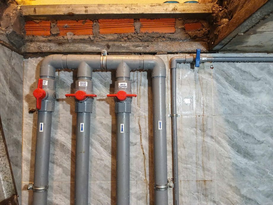 Thi công hồ bơi gia đình chị Thảo