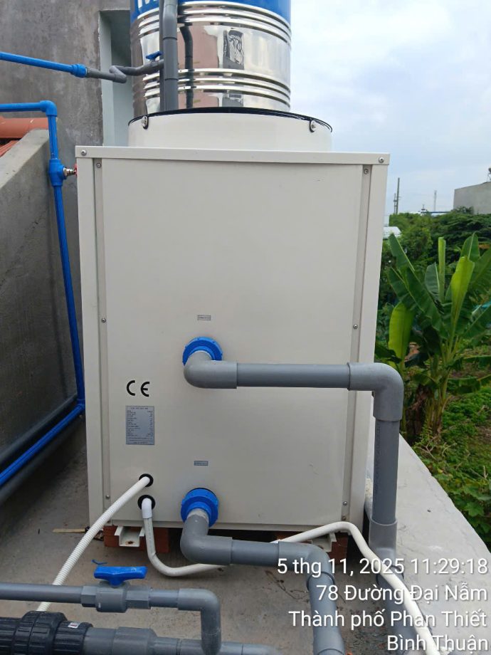 Thi công hồ bơi gia đình chị Thảo