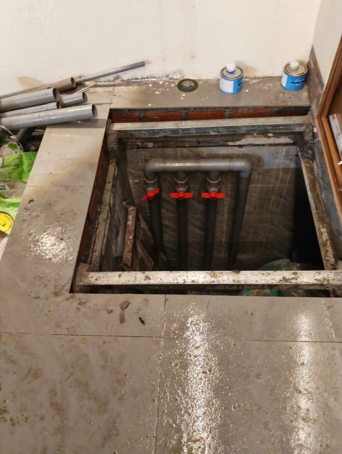 Thi công hồ bơi gia đình chị Thảo