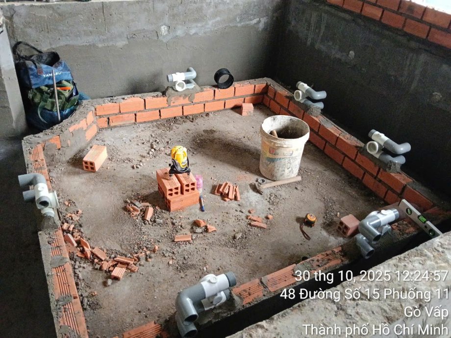 Công Trình Bể Sục Tại Masasge Ozawa Gò Vấp