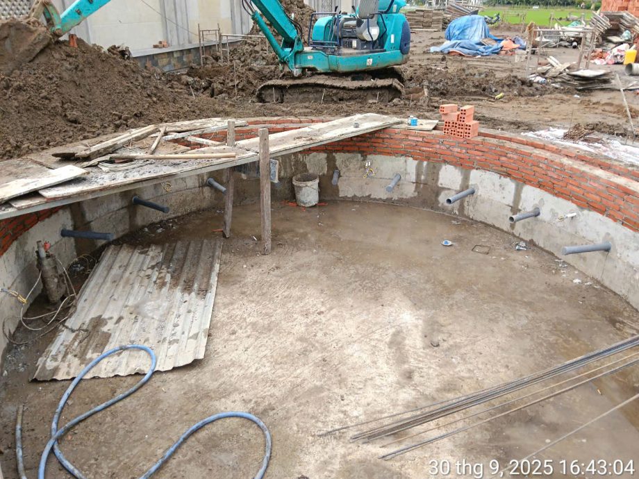 Công trình biệt thự anh Hiền tại Long An