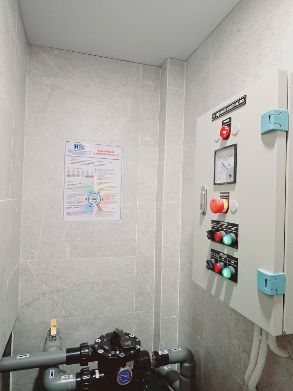 Công trình hồ bơi anh Du tại Lâm Đồng