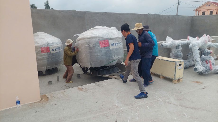 Lắp đặt thiết bị hồ bơi tại KDL công viên đá hình Dầu Giây