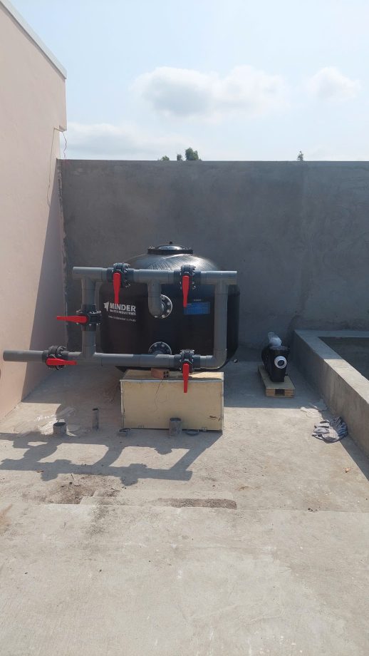 Lắp đặt thiết bị hồ bơi tại KDL công viên đá hình Dầu Giây