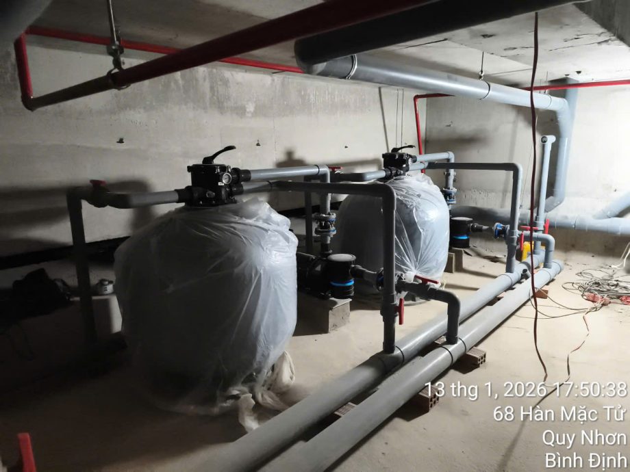 Công trình hồ bơi Binh Đoàn 15, nhà khách Quy Nhơn, Gia Lai