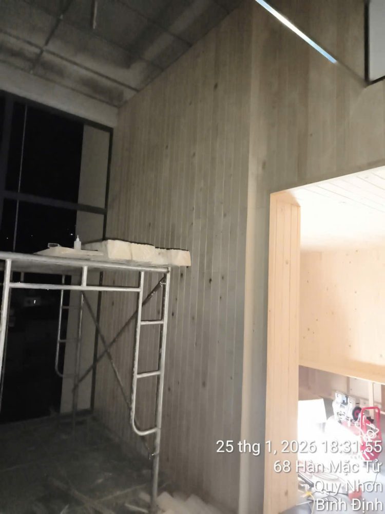 Thi công phòng Sauna và Steam tại Binh đoàn 15