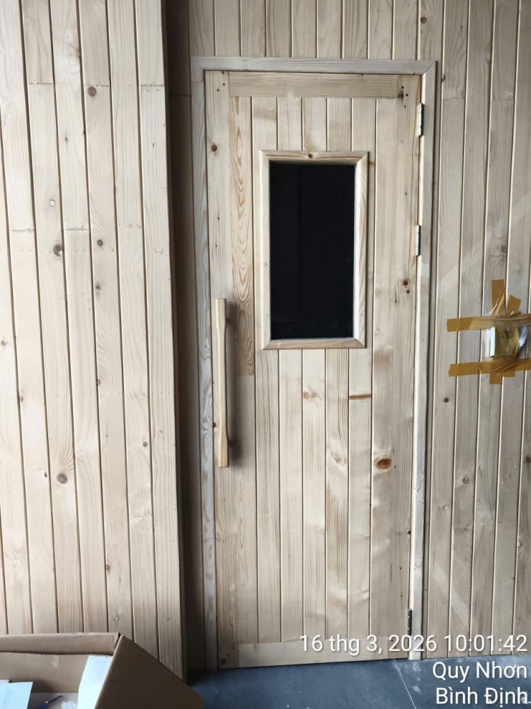 Thi công phòng Sauna và Steam tại Binh đoàn 15