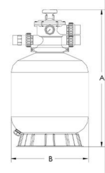 Bình lọc hồ bơi Emaux P Series