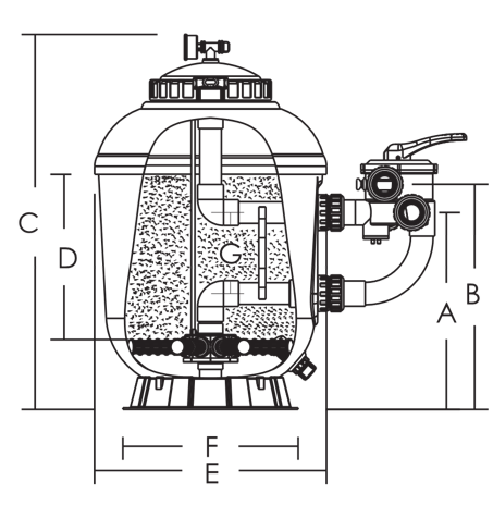 Bình lọc hồ bơi Emaux SMG Series