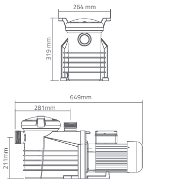 Máy bơm hồ bơi Emaux ET (E-turbo)