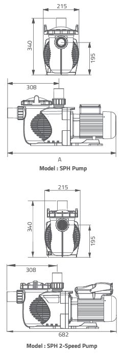 Máy bơm hồ bơi Emaux SPH