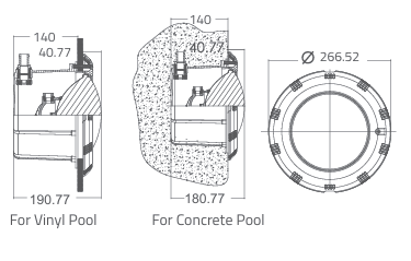 Đèn hồ bơi Emaux P300 series