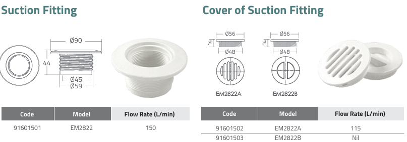 mắt hút vệ sinh EM2822