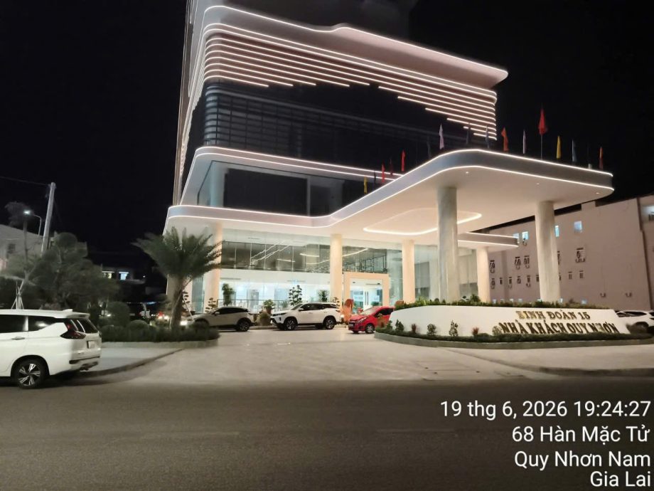 Công trình hồ bơi Binh Đoàn 15, nhà khách Quy Nhơn, Gia Lai